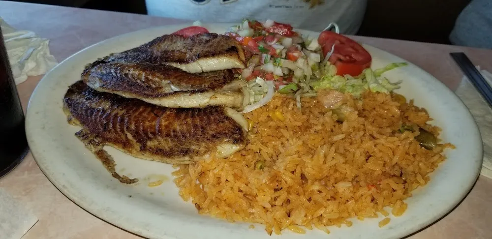 Fish and Rice and Beans